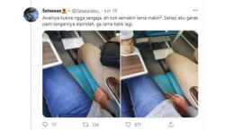 Bentuk pelecehan seksual yang sempat viral terjadi pada penumpang kereta api Argo Lawu (suara.com)