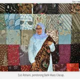 Euis Rohaini perajin dan pengekspor batik (langitperempuan.net)
