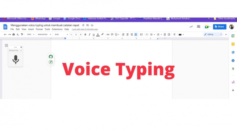 Voice Typing Unicode Code Cara Menggunakan Voice Typing dalam Google Docs Halaman 1 - Kompasiana.com