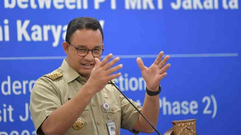 .Masa jabatan Anies Baswedan sebagai Gubernur DKI Jakarta akan berakhir pada 16 Oktober 2022. Foto: ANTARA/M Risyal Hidayat