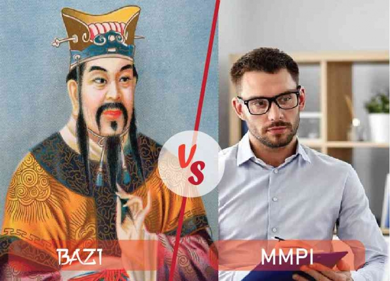 Ilustrasi BaZi vs MMPI (sumber: editing dokumen pribadi)