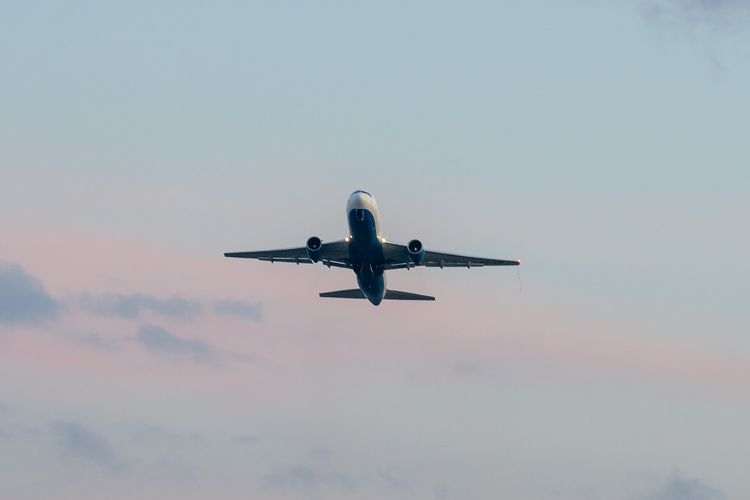 Ilustrasi pesawat terbang menghindari zona larangan terbang. Sumber: Pixabay via Kompas.com
