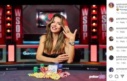 Carolina Miarelli memenangkan Turnamen Poker di Vegas. instagram @carolinamiarelli