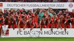 Bayern Munich menjuarai kompetisi di Jerman. Sumber: cnnindonesia.com