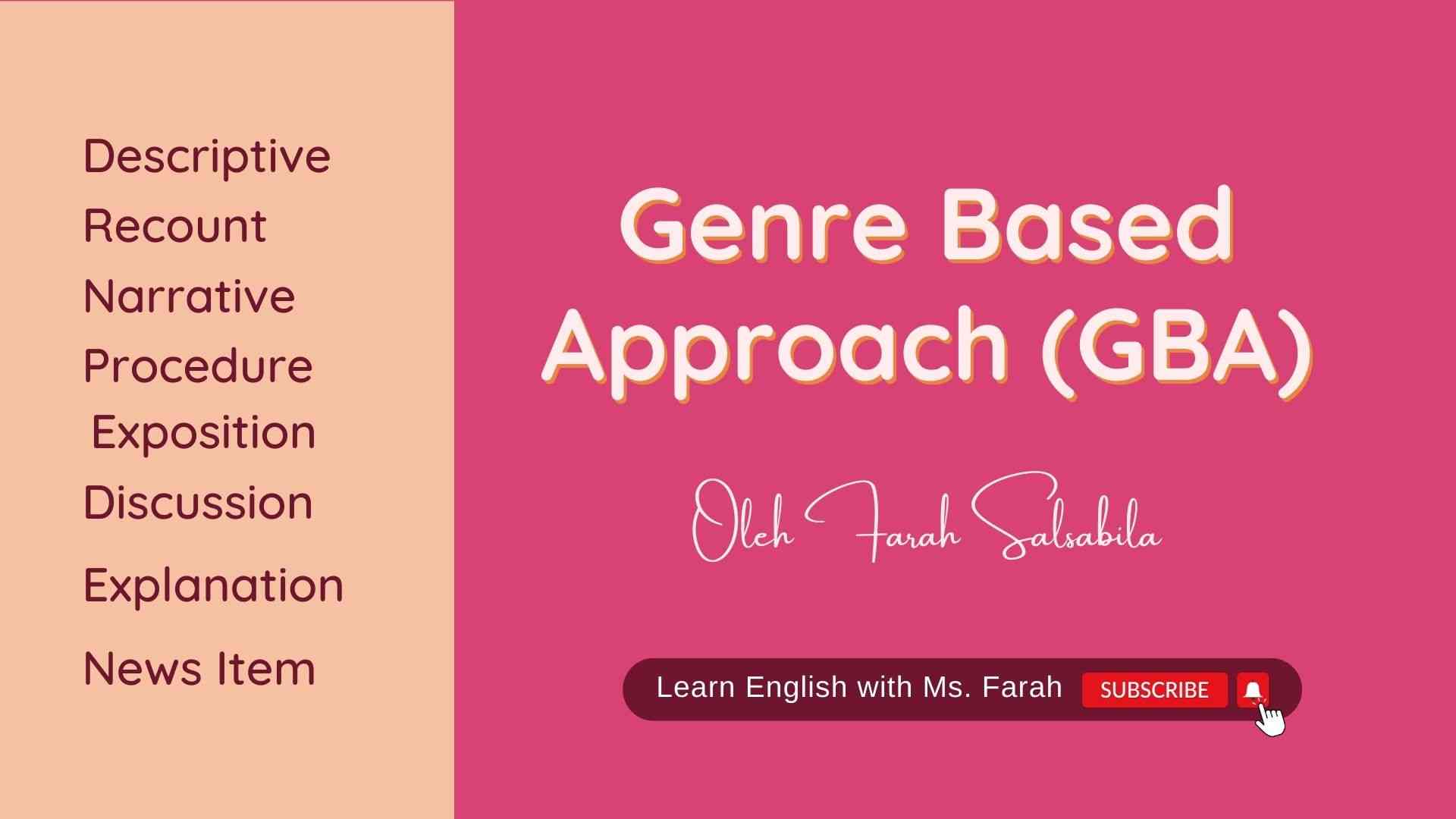 Pembelajaran Bahasa Inggris Berbasis Genre Halaman 1 - Kompasiana.com