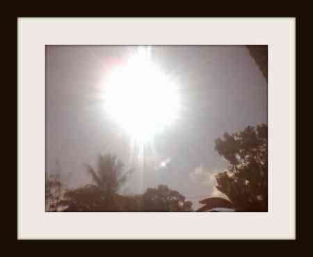 Foto esklusif Matahari dari rumahku 07/9/2022 (Sumber foto: Dokpri)