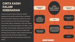 Cinta Kasih dalam Kebenaran