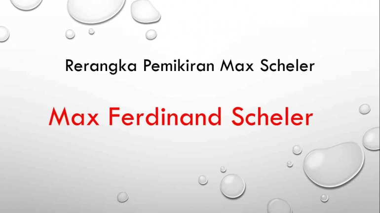 Max Ferdinand Scheler/dokpri