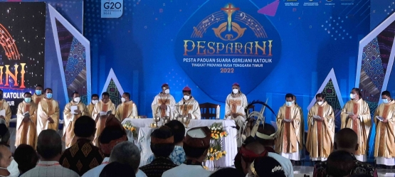 Dok. Pribadi. Opening ceremony Pesparani Tk. Prov. 2022