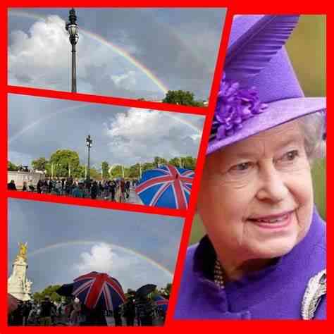 Pelangi Ganda Mengiringi wafatnya Ratu Elizabeth.II  |Foto: lindaikejisblog.com 