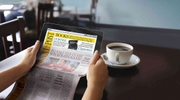Pergeseran dari koran berbasis cetak ke digital, sebagai dampak dari new media | medium.com