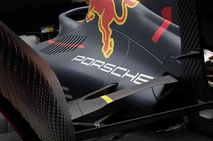 Foto: Redbull dengan logo Porsche. (Sumber: Therace/gridoto)