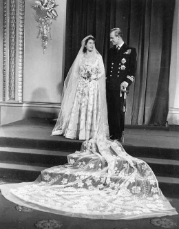Pernikahan Putri Elizabeth dan Pangeran Philip. Sumber: Associated Press / wikimedia