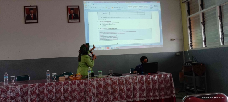 Presentasi Modul Ajar Kelompok Bahasa Indonesia, Ibu Septa Sulistianingsih, S.Pd. Dok. Pribadi