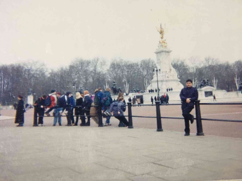 Victoria Memorial di depan Istana Buckingham: Dokpri