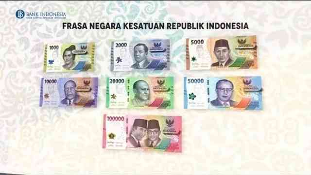 Uang rupiah kertas terbaru emisi 2022. Foto: Bank Indonesia