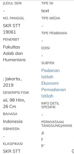 Hasil penelusuran identitas peserta seleksi Pa-PK TNI yang tidak sesuai. Sumber: OPAC UIN Jakarta