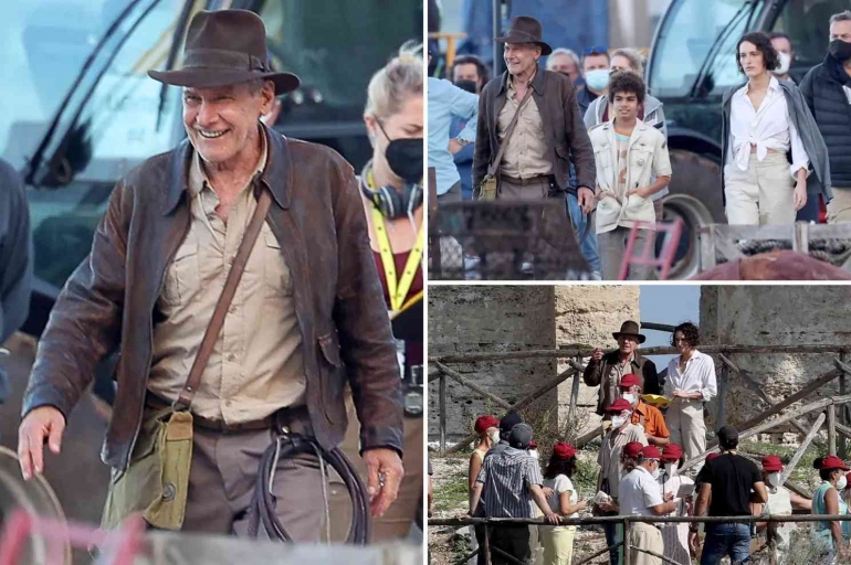 Harrison Ford kembali beraksi di Indiana Jones 5. Sumber: GC Images/www.nypost.com