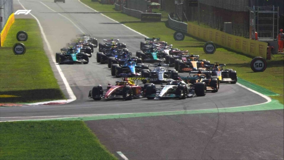 Lights out at Monza (@F1)