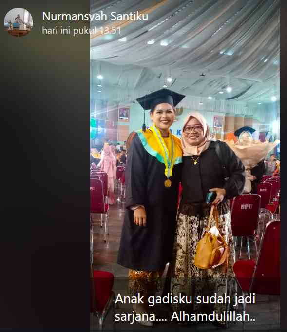 Lisa dan Santi adikku (Gambar SS Status WA Adik)