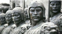 Patung Sun Tzu sebagai ahli perang. Sumber gambar shutterstock