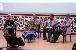 Talkshow Orientasi Kemahasiswaan dan Alumni, rangkaian Program Pengenalan Kampus (P2K) Universitas Ahmad Dahlan (UAD) 2022 (Foto: Humas UAD)