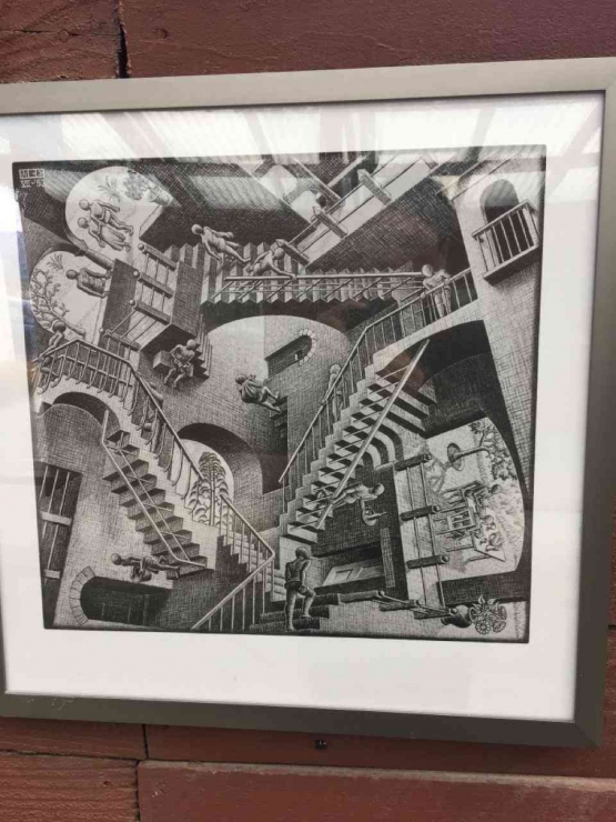 Relativity karya M.C. Escher | Dokumentasi pribadi