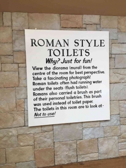 Toilet Gaya Romawi | Dokumentasi pribadi