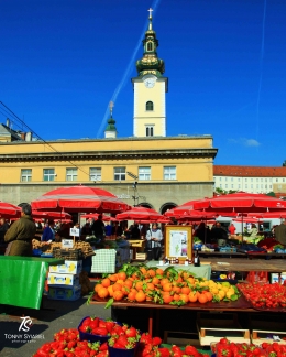 Dolac Fruit Market, Zagreb.| Sumber: dokumentasi pribadi