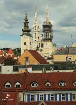Panorama kota Zagreb bisa dilihat dari Stross.| Sumber: dokumentasi pribadi