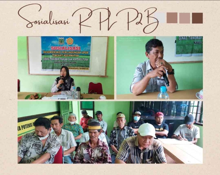 Sosualisasi RPLP2B tingkat kecamatan Batu Lappa oleh Bidang PSP Distanhorti Kab. Pinrang. Dokpri