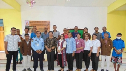 Foto bersama sebagian warga binaan Lapas kelas IIA Kupang yang mengikuti kegiatan PKM Prodi PPA IAKN Kupang (Dok/Pribadi Prodi PPA)