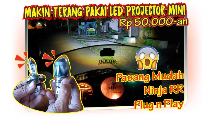 ganti lampu depan ninja rr/dokpri