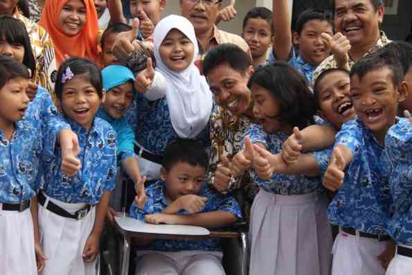 Mewujudkan semua sekolah reguler menjadi sekolah inklusi untuk upaya mencapai kesetaraan pendidikan (Foto via indonesiana.id)