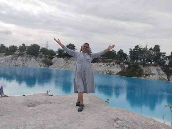 danau Kaolin nan indah (dokpri)