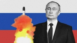 Apakah Putin tetap berpegang pada tabu nuklir dalam perang Ukraina? © Kementerian Pertahanan Rusia/afp/Bruckmann/Litzka (montase) 
