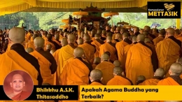 Apakah Agama Buddha yang Terbaik? (gambar: theguardian.com, diolah pribadi) 
