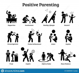 Ilustrasi positive parenting. dok dreamstime.com