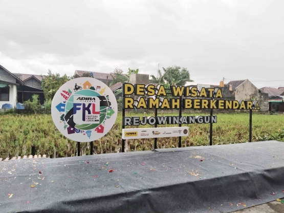 Landmark Desa Wisata.  Dokumentasi Pribadi