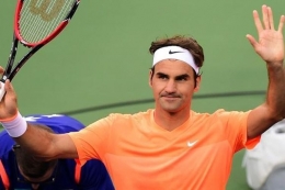 Petenis Swiss, Roger Federer mengumumkan pensiun dari tenis.| Dok AFP Photo/Frederic J Brown via Kompas.com
