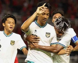 Timnas U-20 semalam sukses mengalahkan Hong Kong 5 - 1 dalam kualifikasi Piala Asia 2023. (sumber gambar: okezone.com) 
