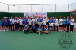 Pertandingan Tenis Lapangan Antar Eks Karesidenan Sewilayah Jawa Tengah