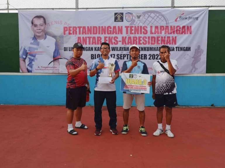 Pertandingan Tenis antar Eks-Karesidenan SeJawa Tengah