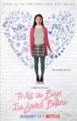 Poster Official To All The Boys I've Loved Before. Sumber: imdb.com