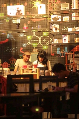 Kedai Kopi Pertama Dongeng Kopi, Penampakan Meja Bar di Bilangan Kyai Mojo, Bener, Tegalrejo, Kota Yogyakarta. Dokpri