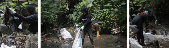 Gambar 4. Clean Up with Avoskin (Faqih Mauludin/ Greeneration Foundation)