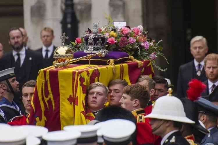 Peti mati Ratu Elizabeth II/Foto: Kompascom 