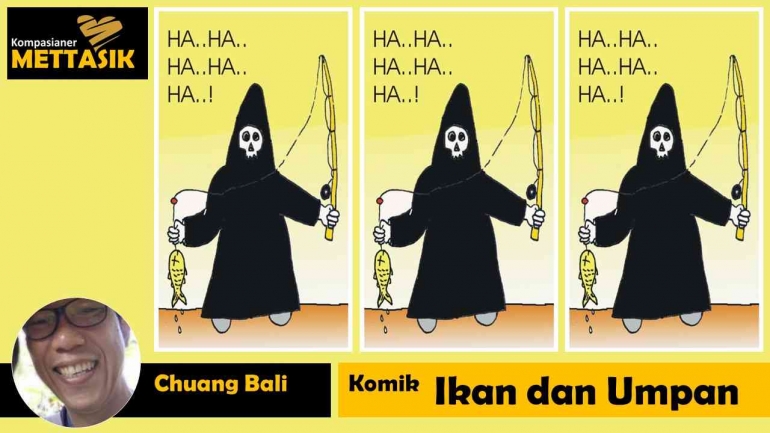 Komik Ikan dan Umpan (cerita dan ilustrasi oleh Chuang Bali)