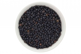 Kacang lentil hitam. (Soren Brath/Pixabay)