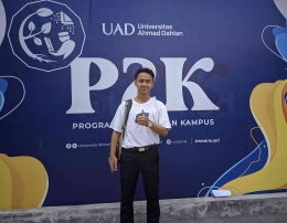 Kunta Ulinuha, mahasiswa baru Universitas Ahmad Dahlan (UAD) tahun 2022 (Foto: Gufron)